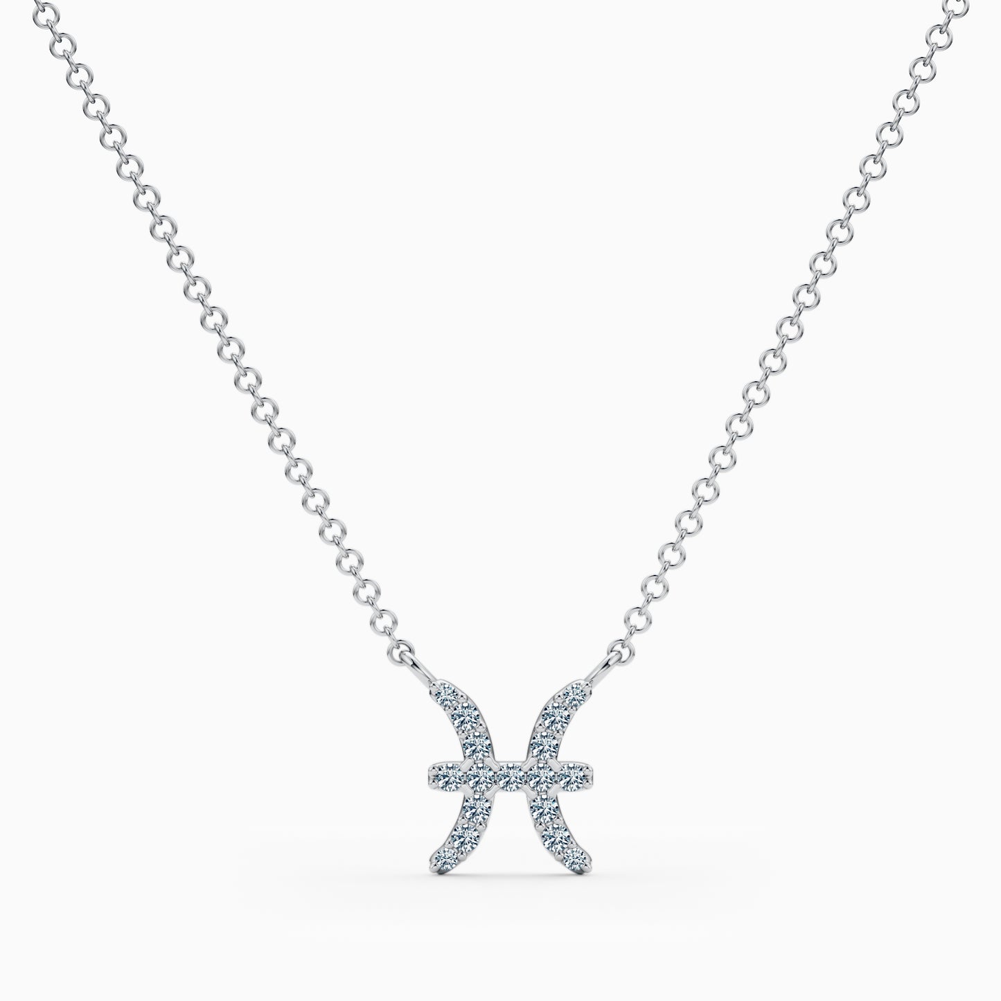 Diamond Pisces Necklace