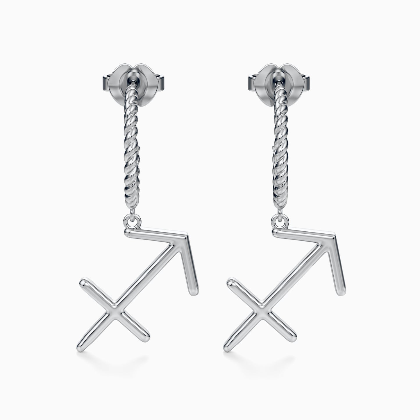 Large Sagittarius Dangle Earrings