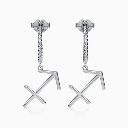 Large Sagittarius Dangle Earrings