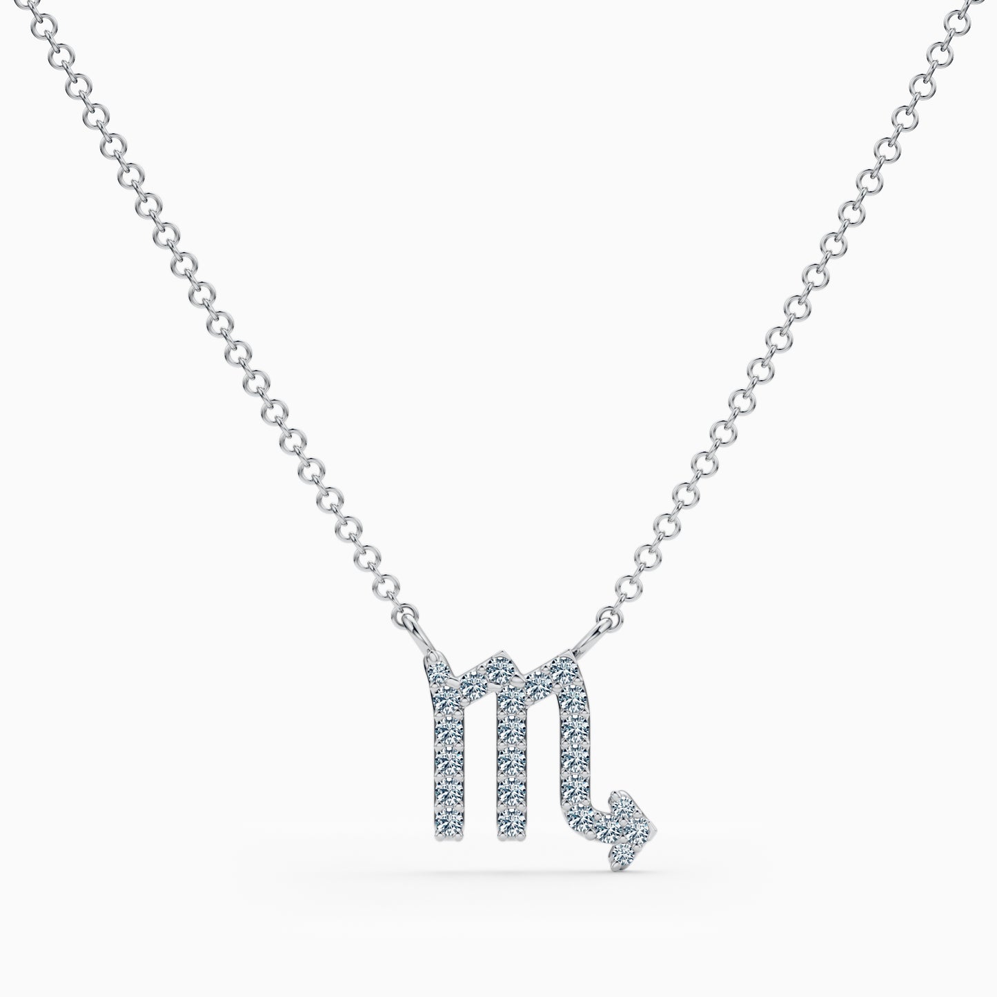 Diamond Scorpio Necklace