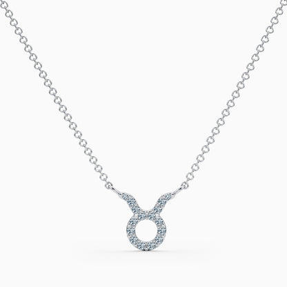 Diamond Taurus Necklace