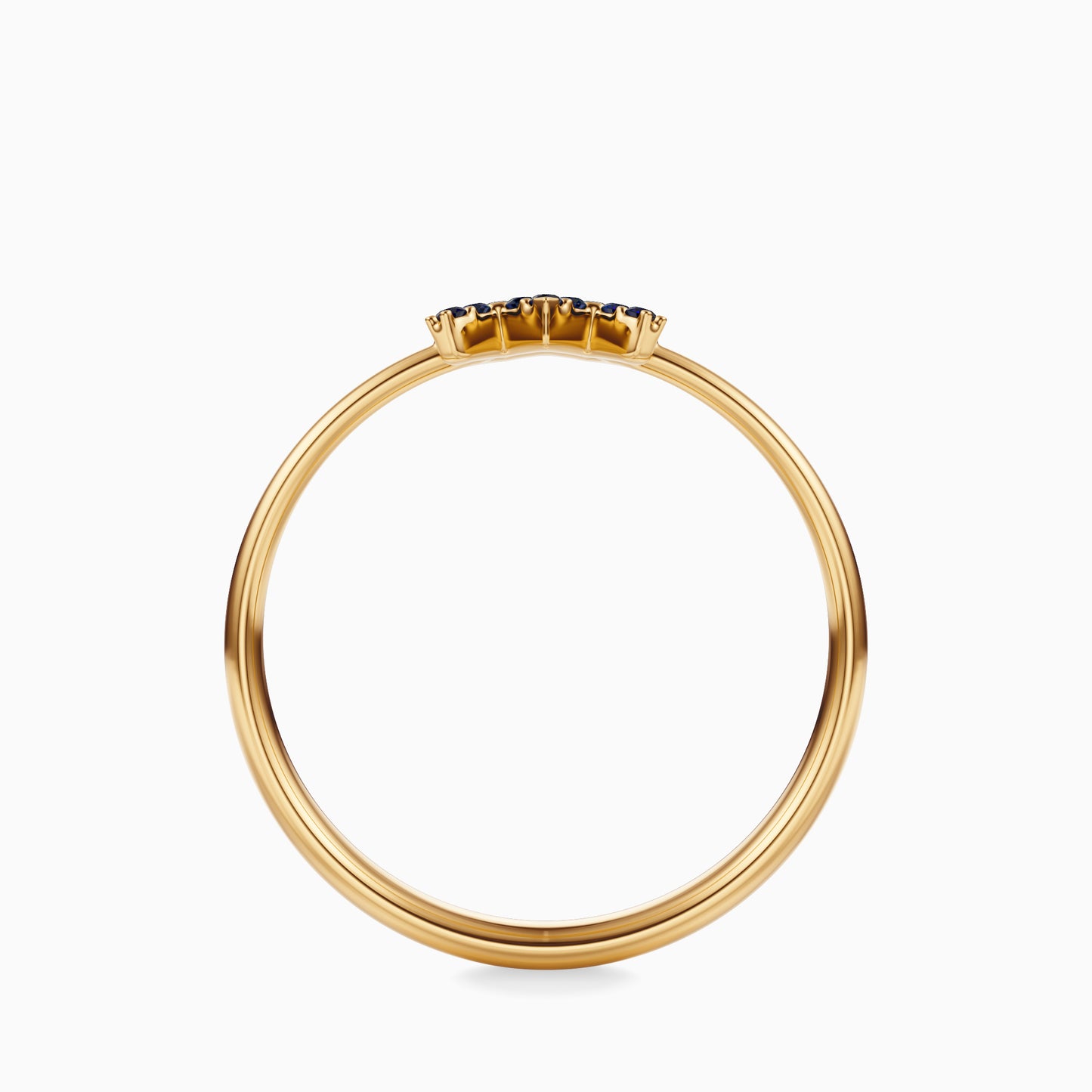 Sapphire Aquarius Ring