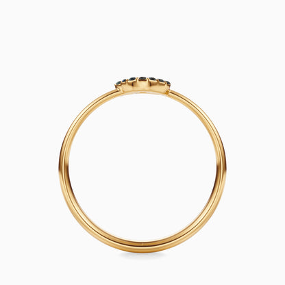 Sapphire Cancer Ring
