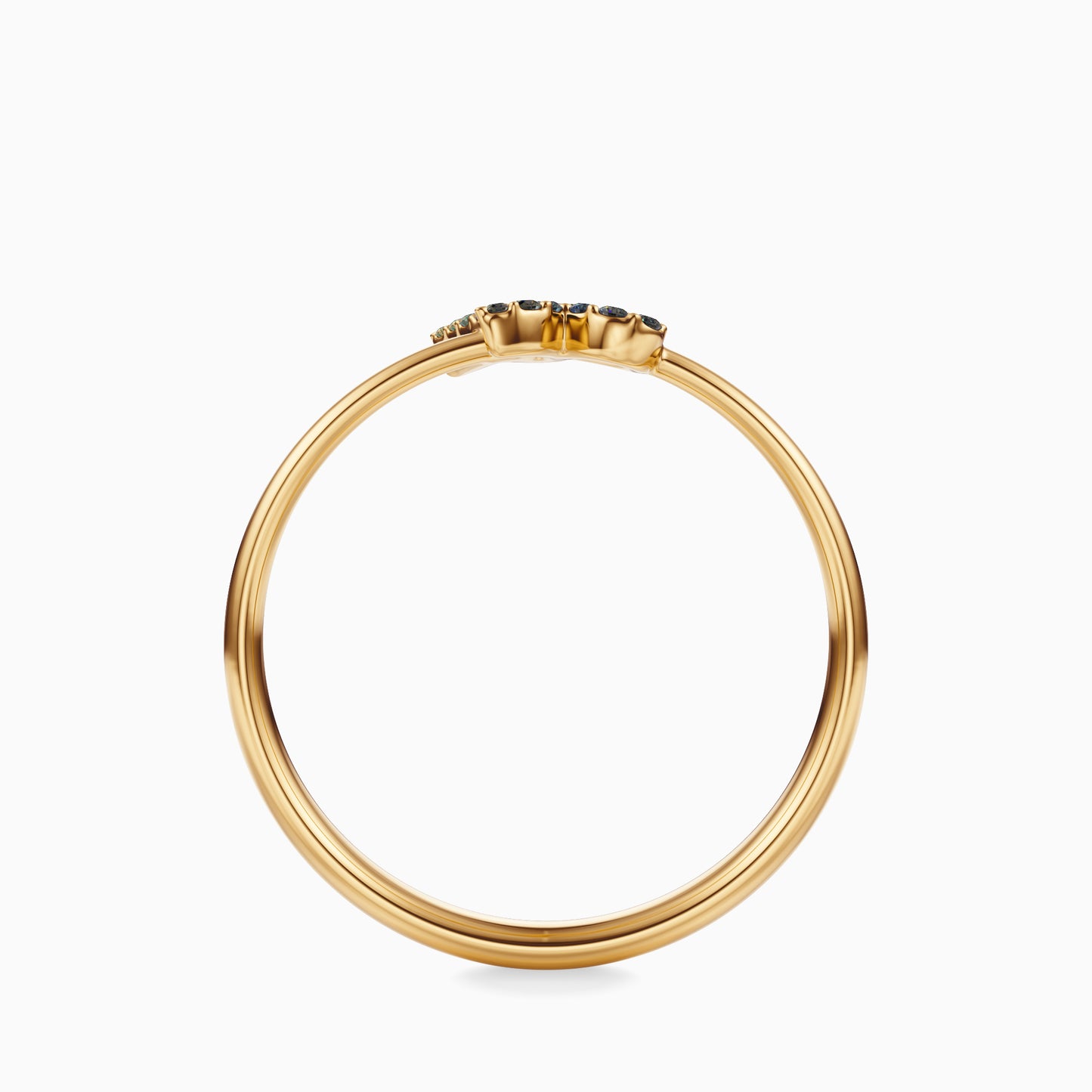 Sapphire Capricorn Ring
