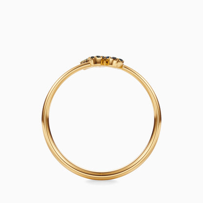 Sapphire Capricorn Ring