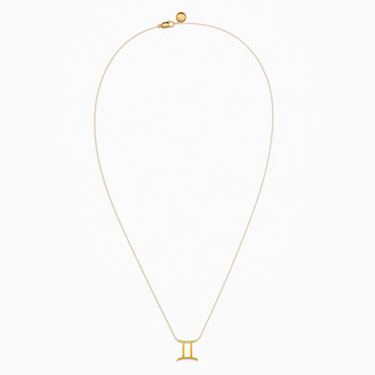 Large Sapphire Gemini Necklace