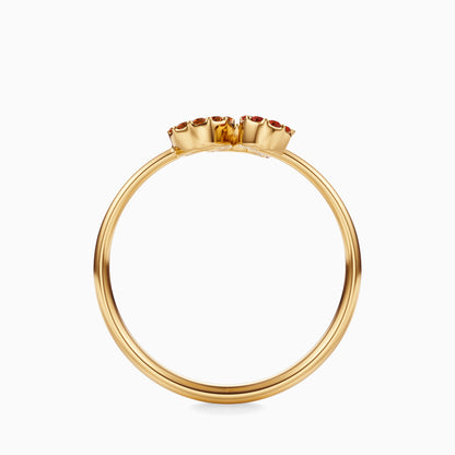 Large Sapphire Leo Ring