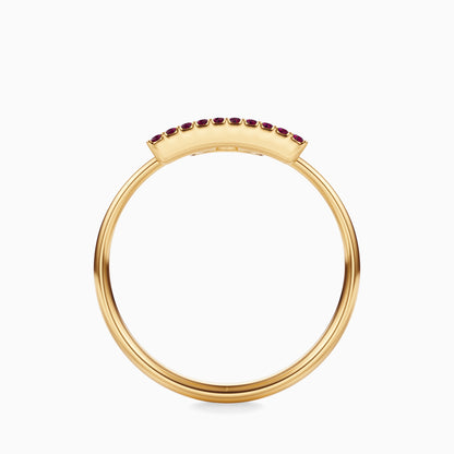 Large Sapphire Libra Ring