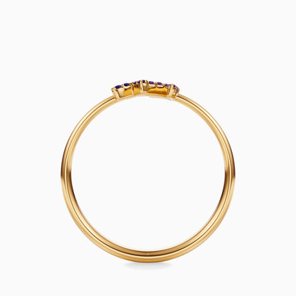 Sapphire Sagittarius Ring