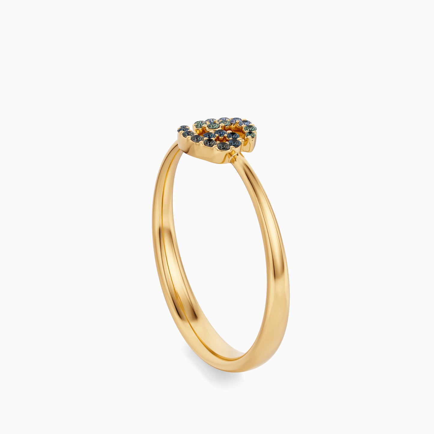 Sapphire Cancer Ring