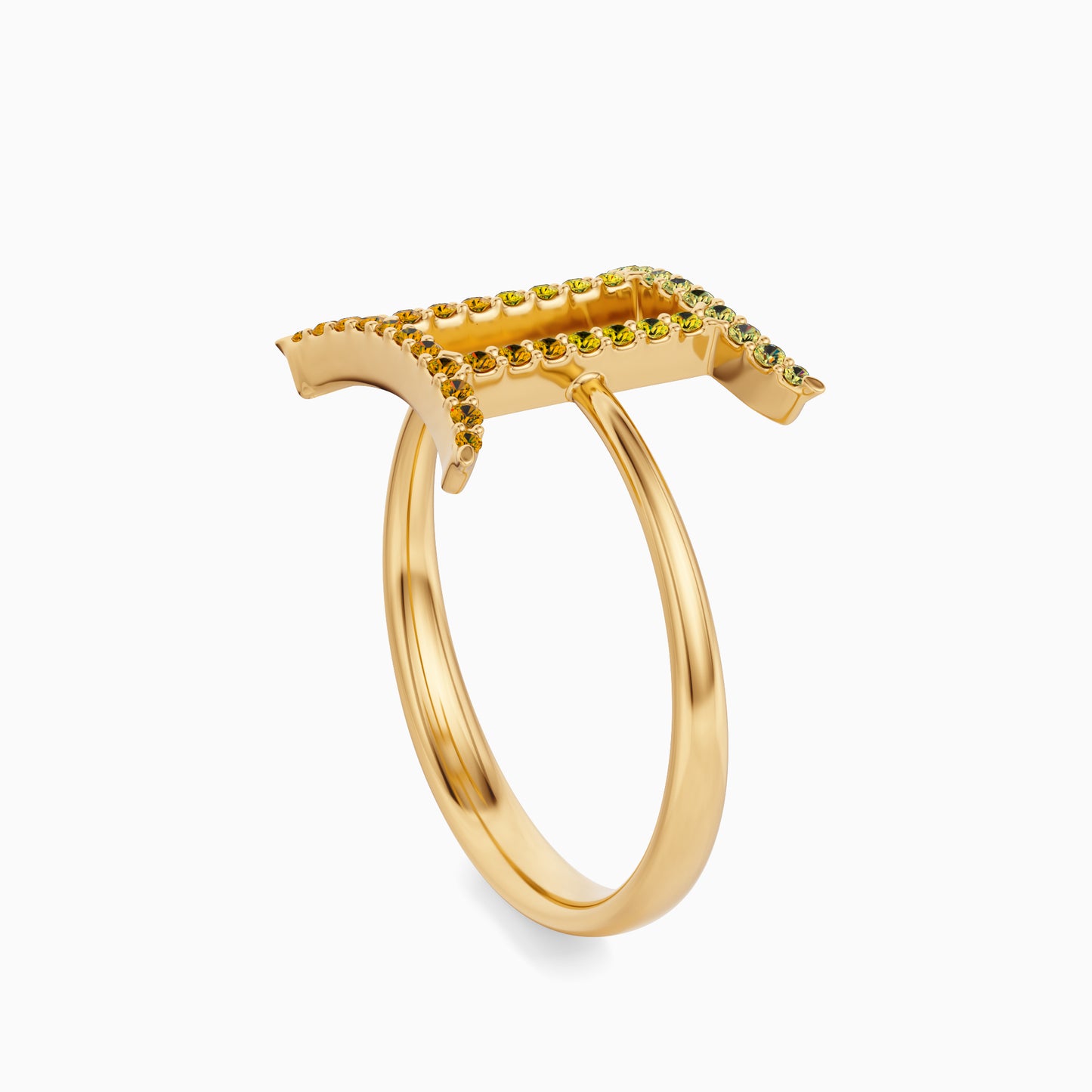 Large Sapphire Gemini Ring
