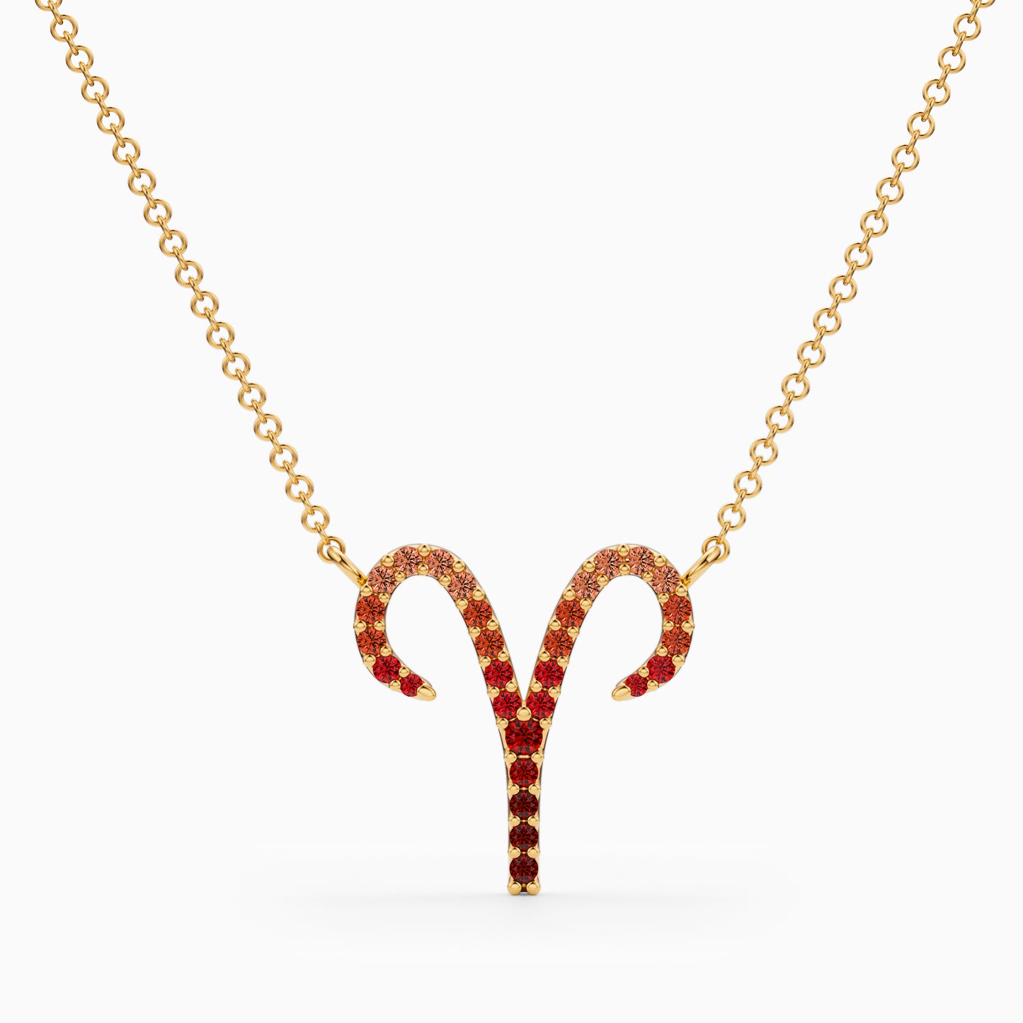 Large Sapphire Aries Necklace