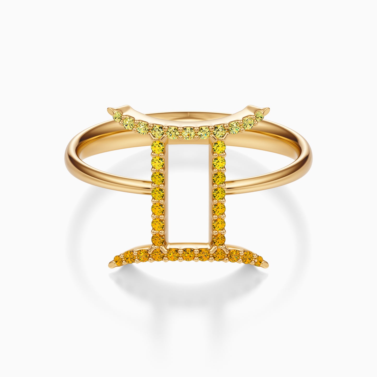 Large Sapphire Gemini Ring