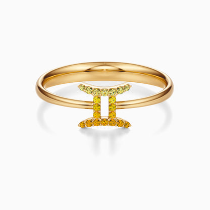 Sapphire Gemini Ring