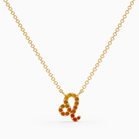 Sapphire Leo Necklace