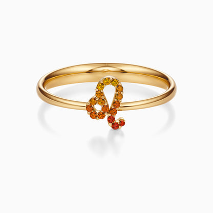 Sapphire Leo Ring