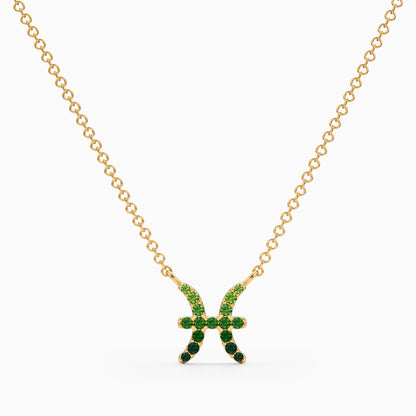 Sapphire Pisces Necklace