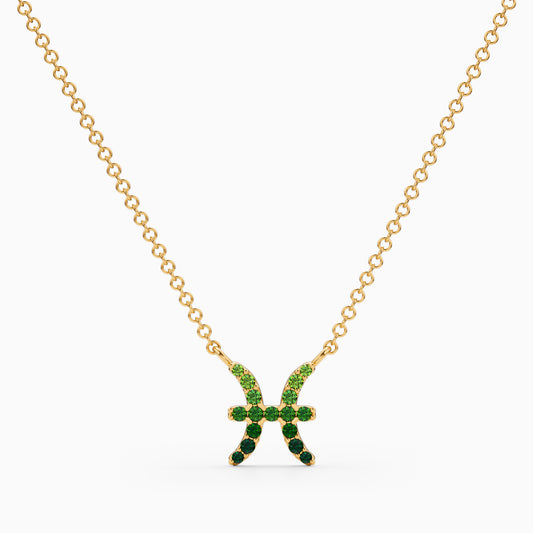 Sapphire Pisces Necklace