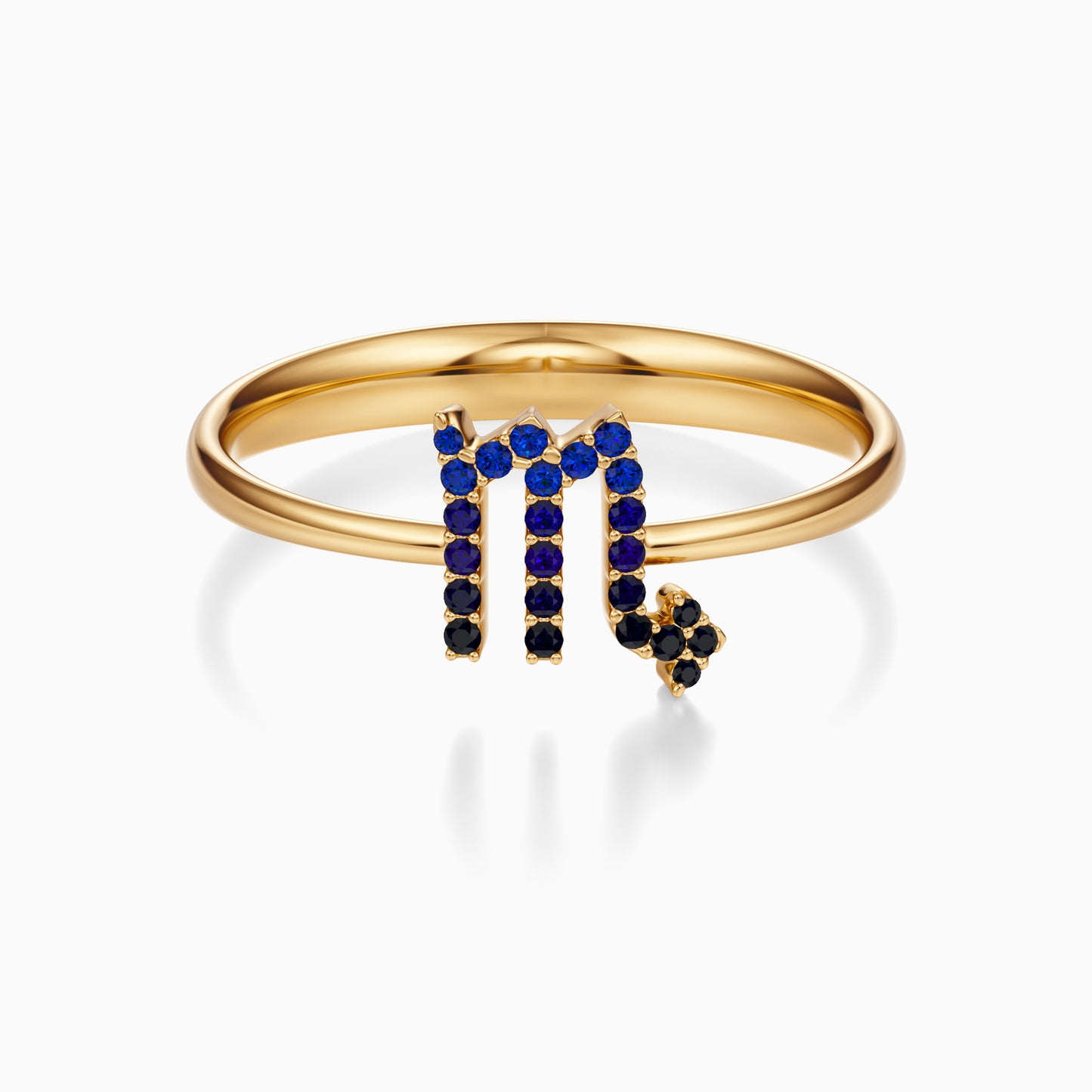 Sapphire Scorpio Ring