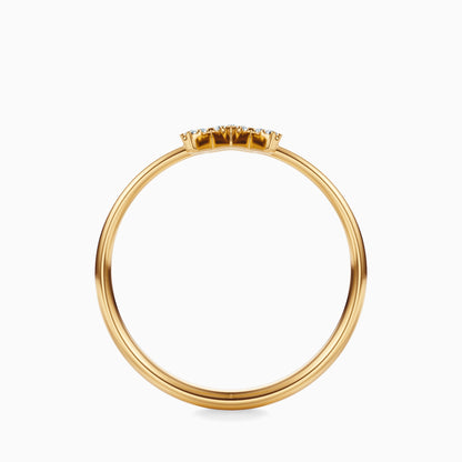 Diamond Aquarius Ring