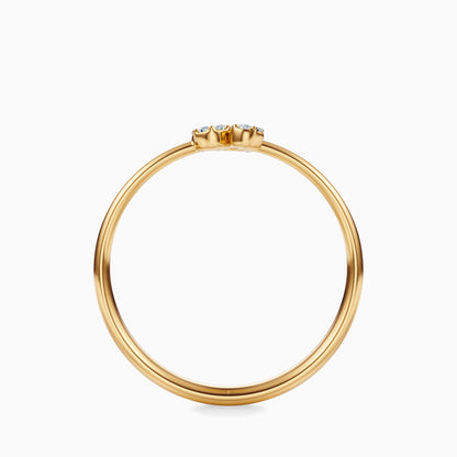 Diamond Leo Ring