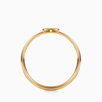 Diamond Pisces Ring