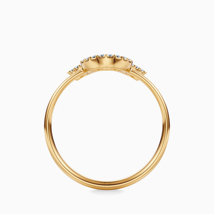 Large Diamond Taurus Ring