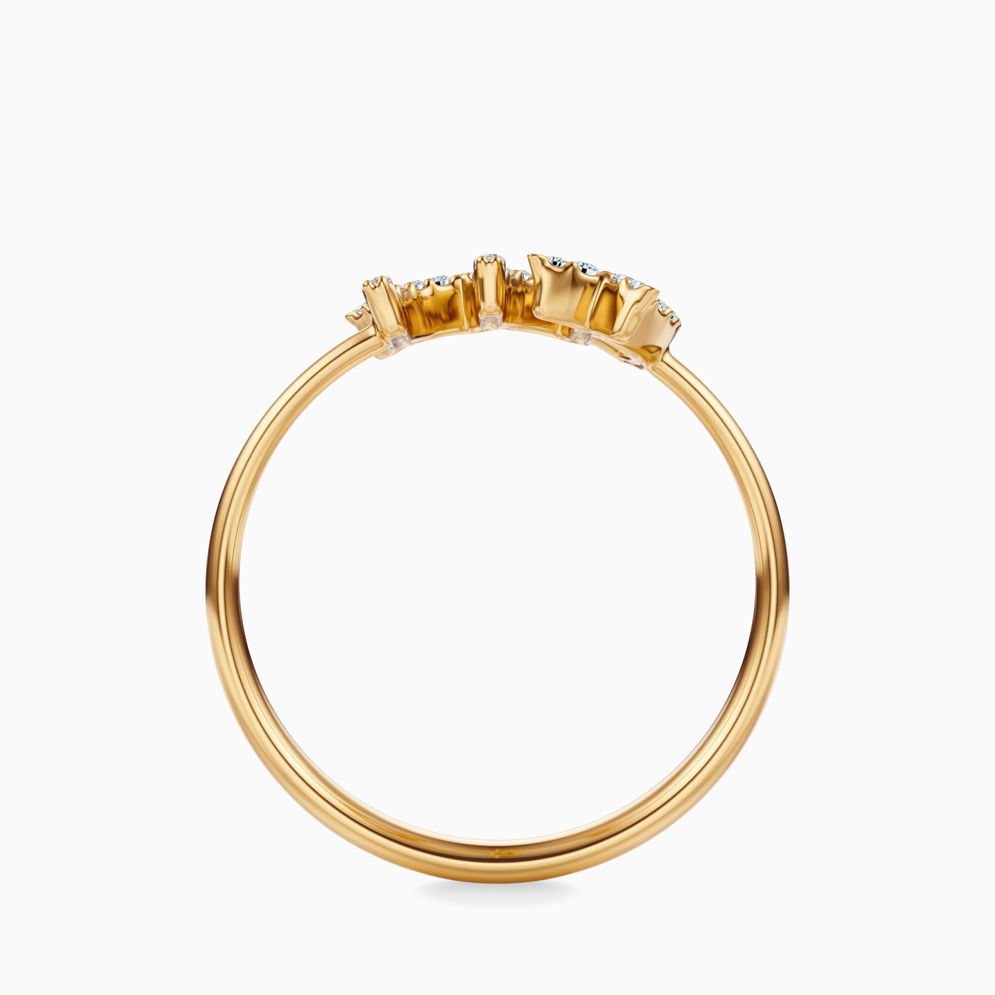 Large Diamond Virgo Ring