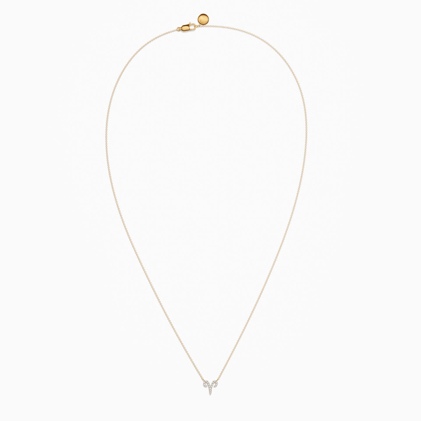 Diamond Aries Necklace