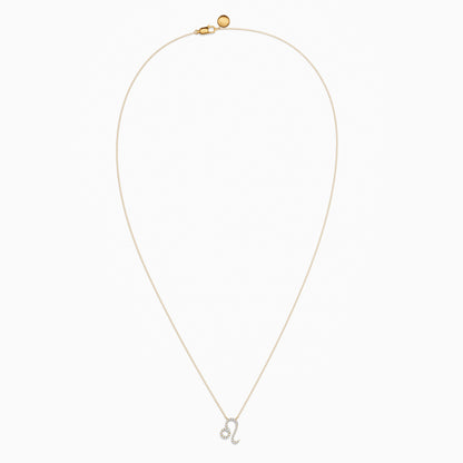 Large Diamond Leo Necklace