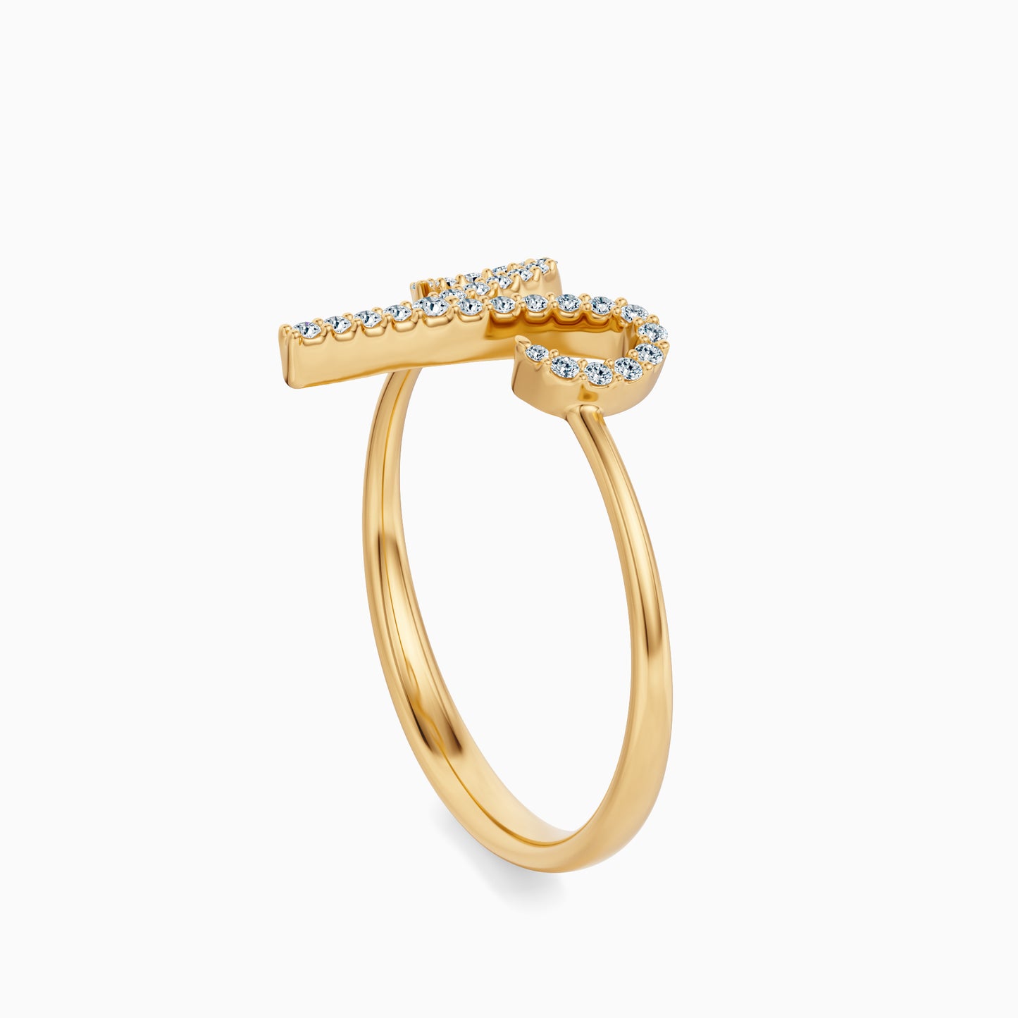 Large Diamond Aries Ring