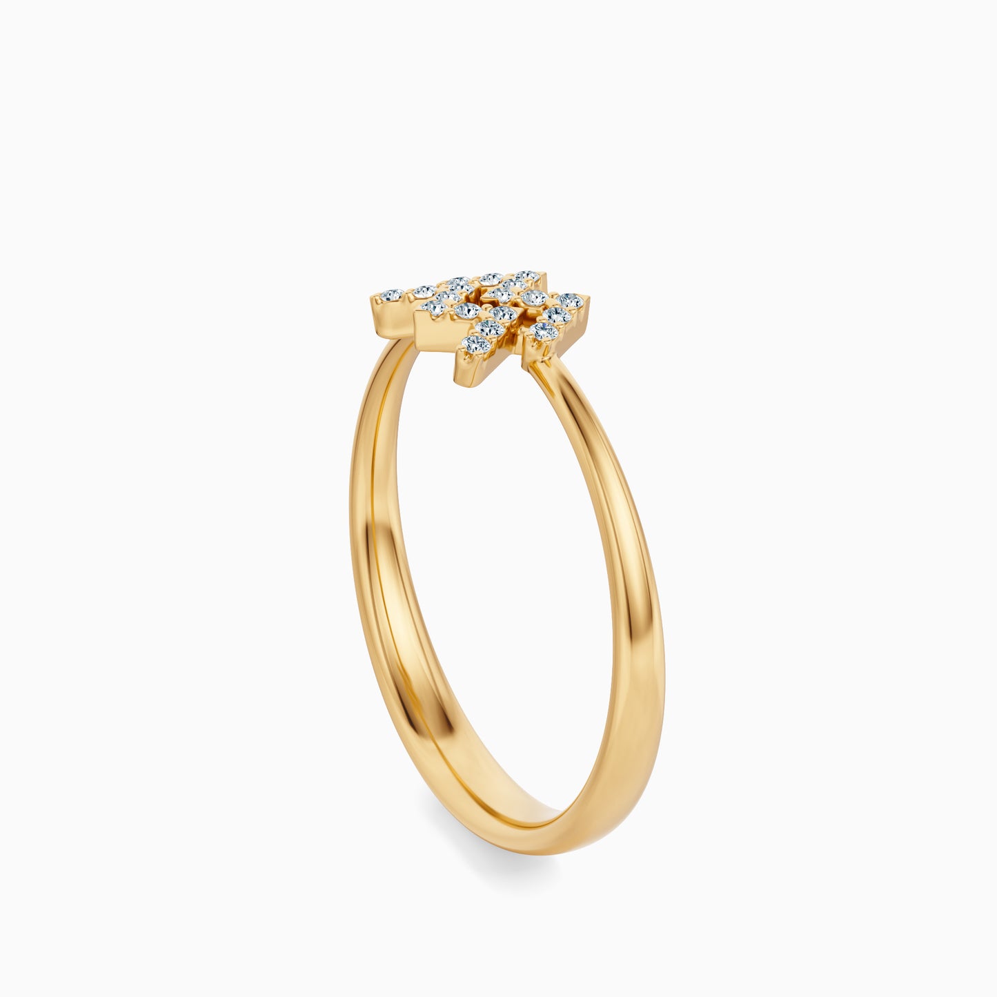 Diamond Aquarius Ring