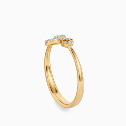 Diamond Aries Ring