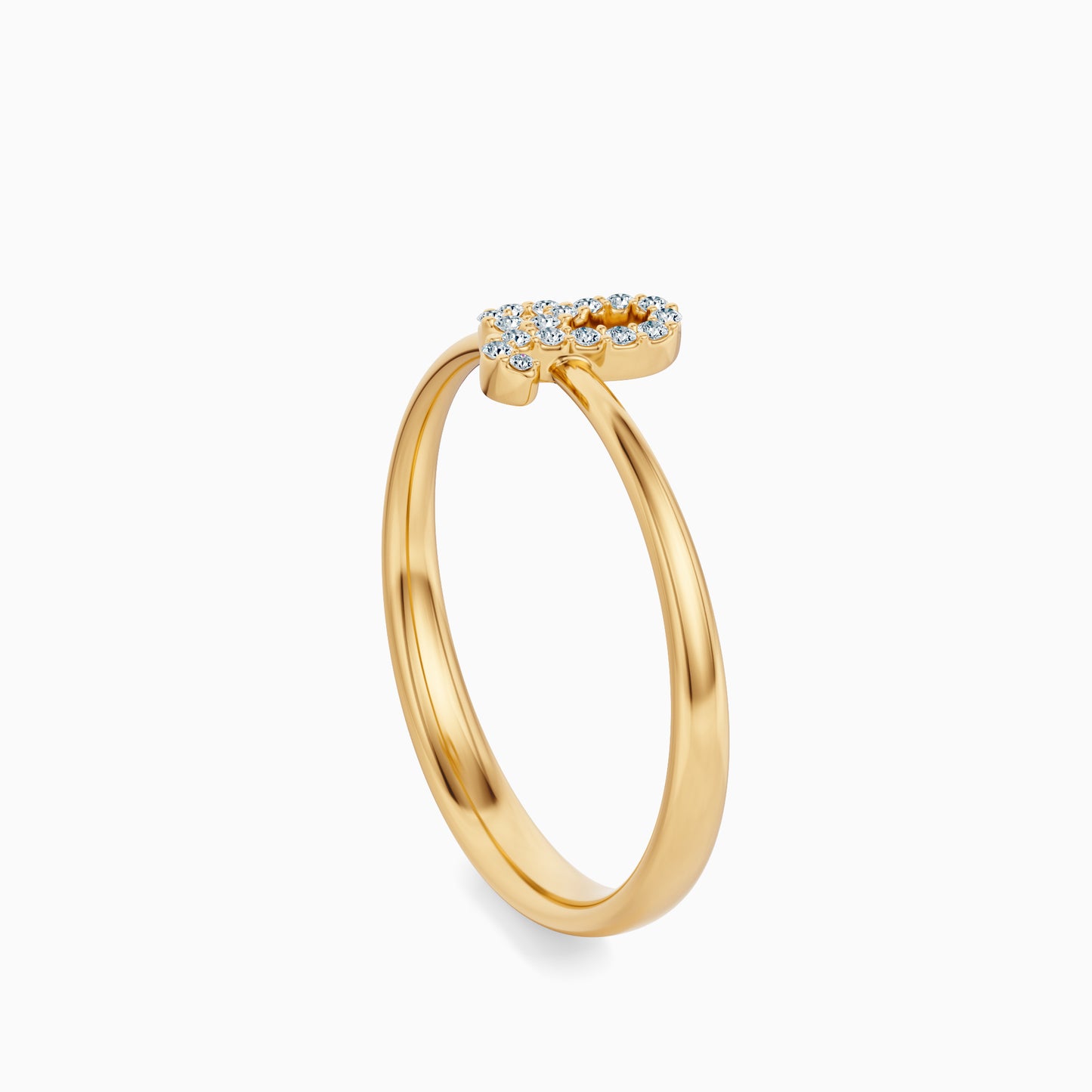 Diamond Leo Ring