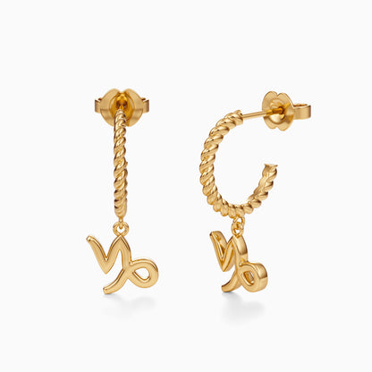 Capricorn Dangle Earrings