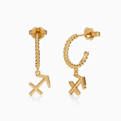 Sagittarius Dangle Earrings