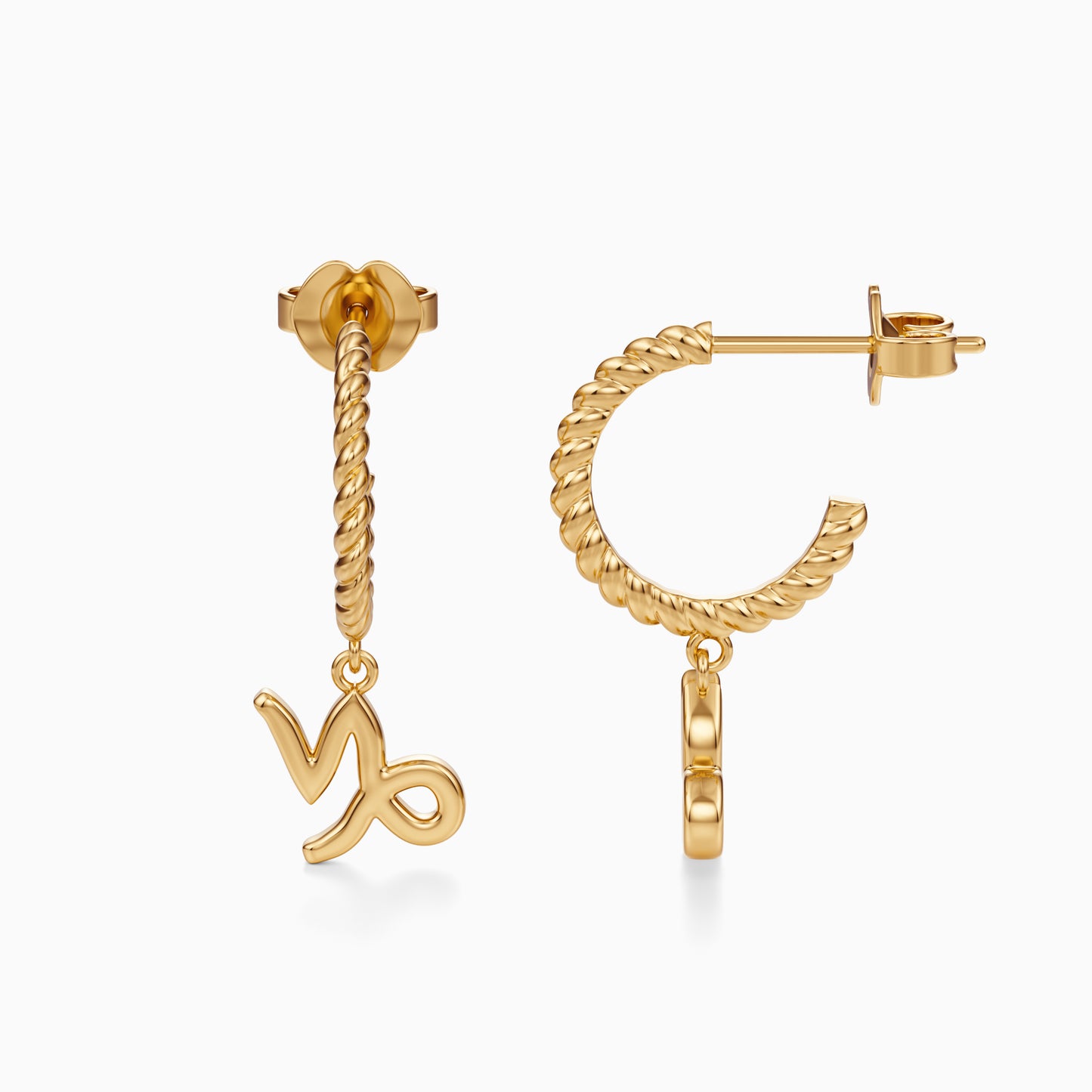 Capricorn Dangle Earrings