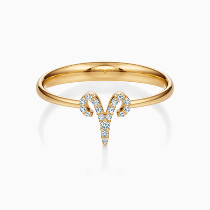 Diamond Aries Ring