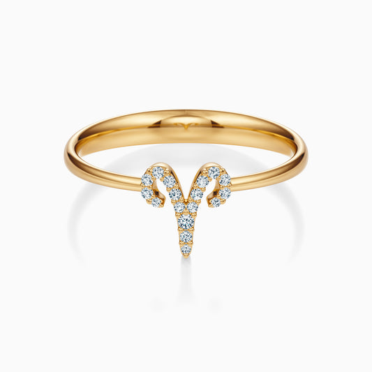 Diamond Aries Ring