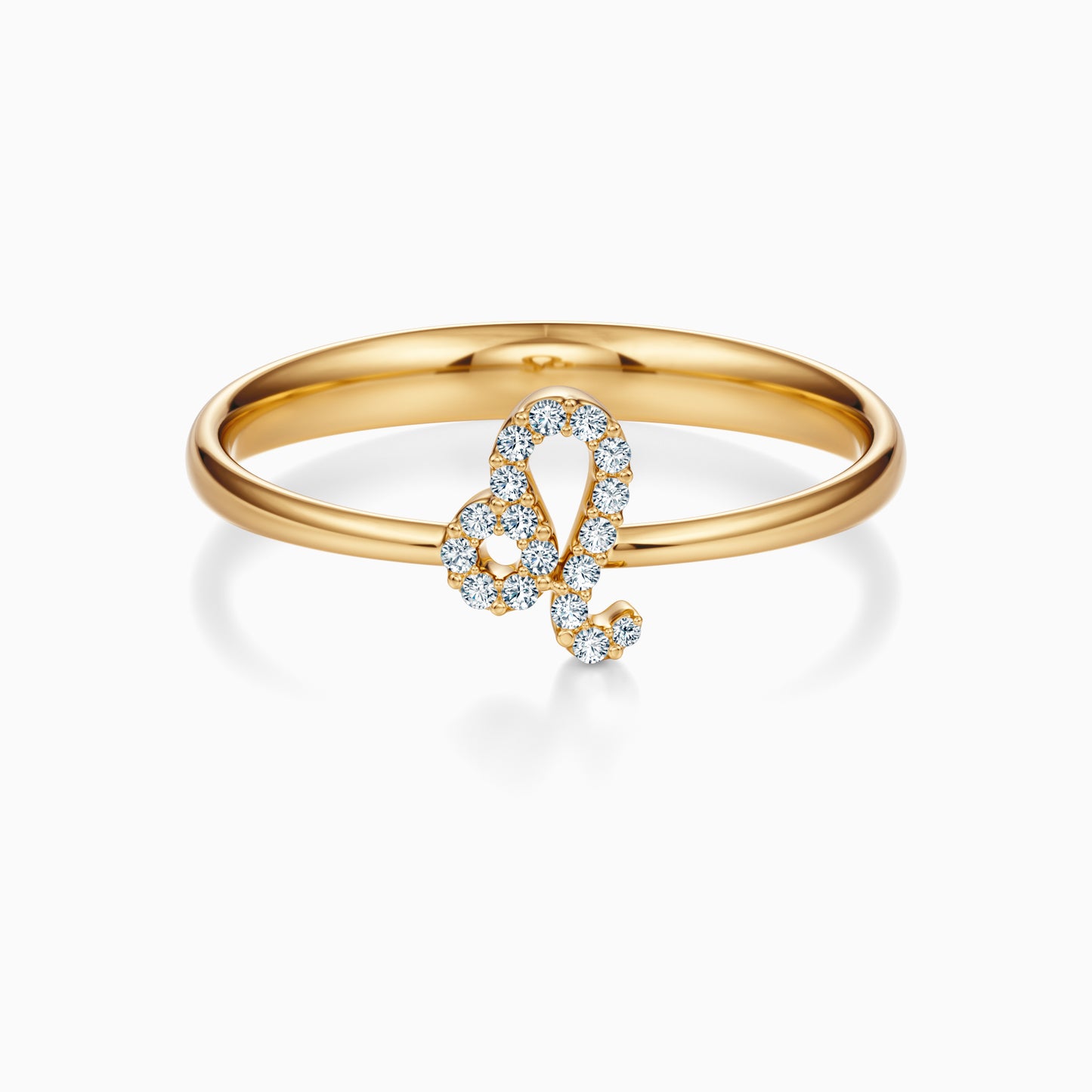 Diamond Leo Ring