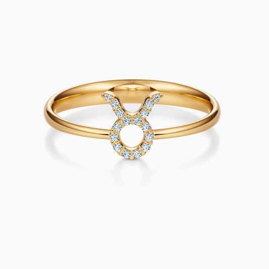 Diamond Taurus Ring