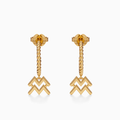 Aquarius Dangle Earrings