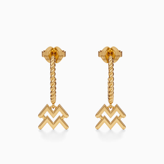 Aquarius Dangle Earrings