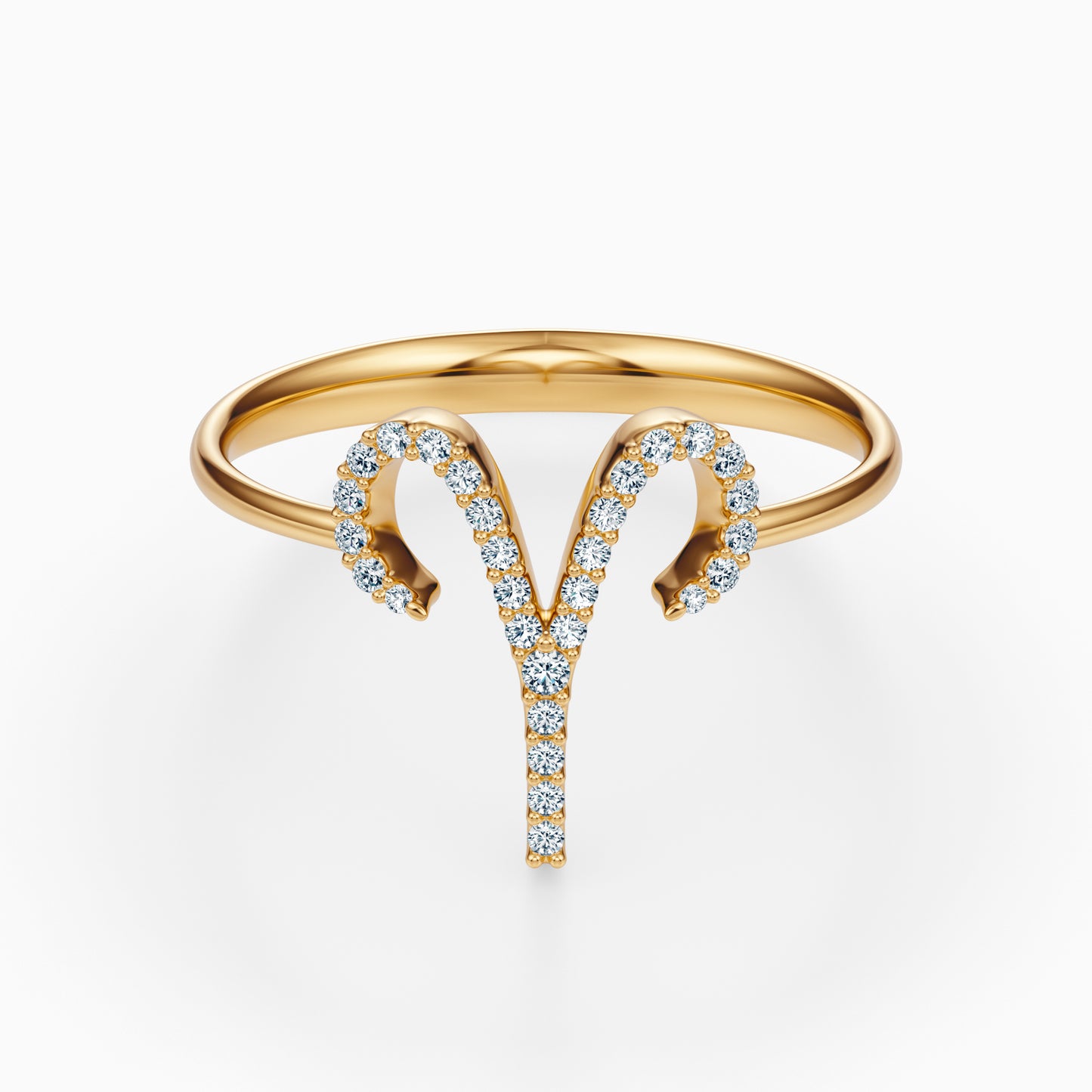 Large Diamond Aries Ring
