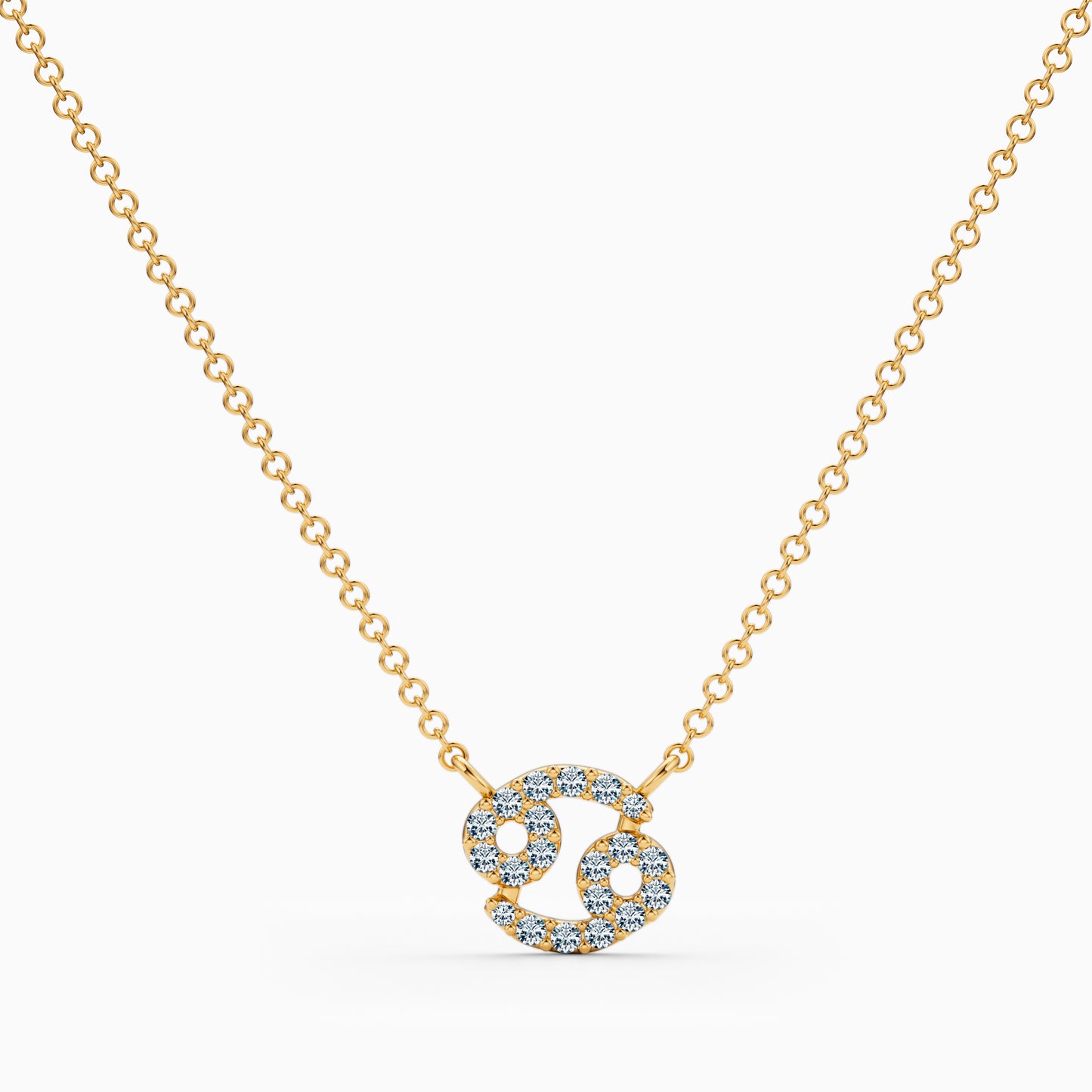 Diamond Cancer Necklace