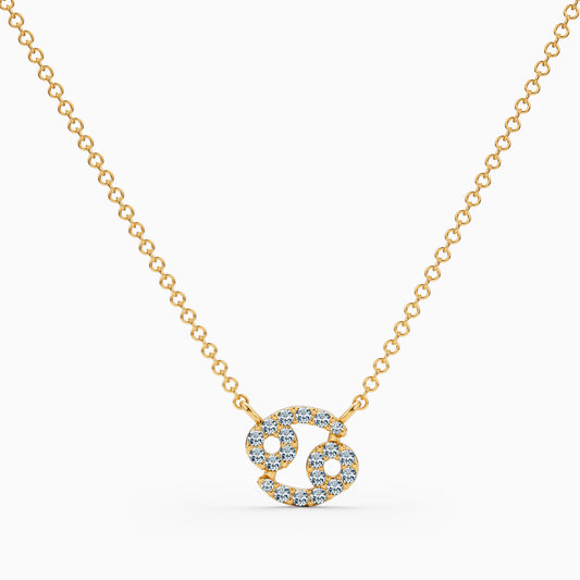 Diamond Cancer Necklace