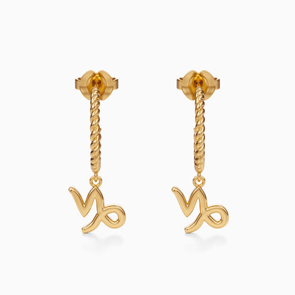 Capricorn Dangle Earrings