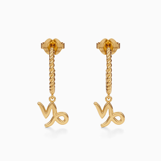 Capricorn Dangle Earrings