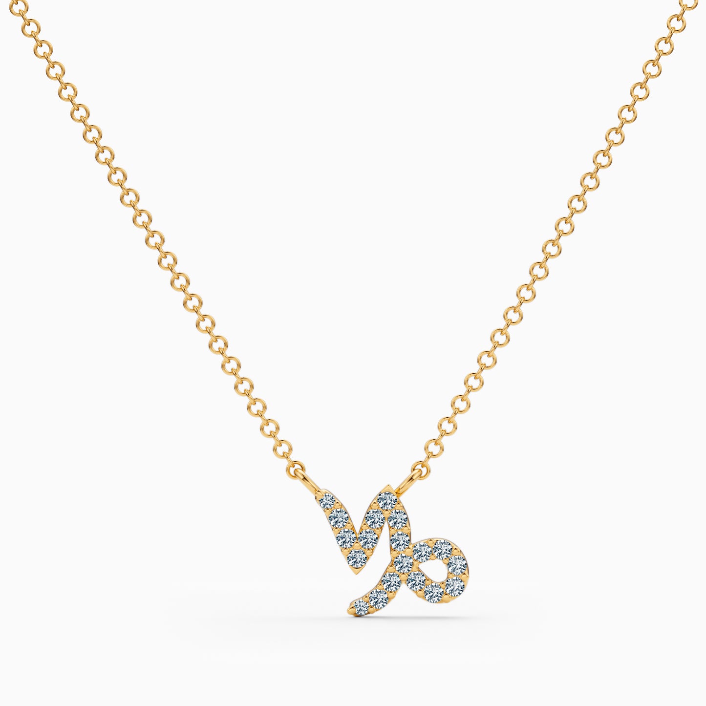 Diamond Capricorn Necklace