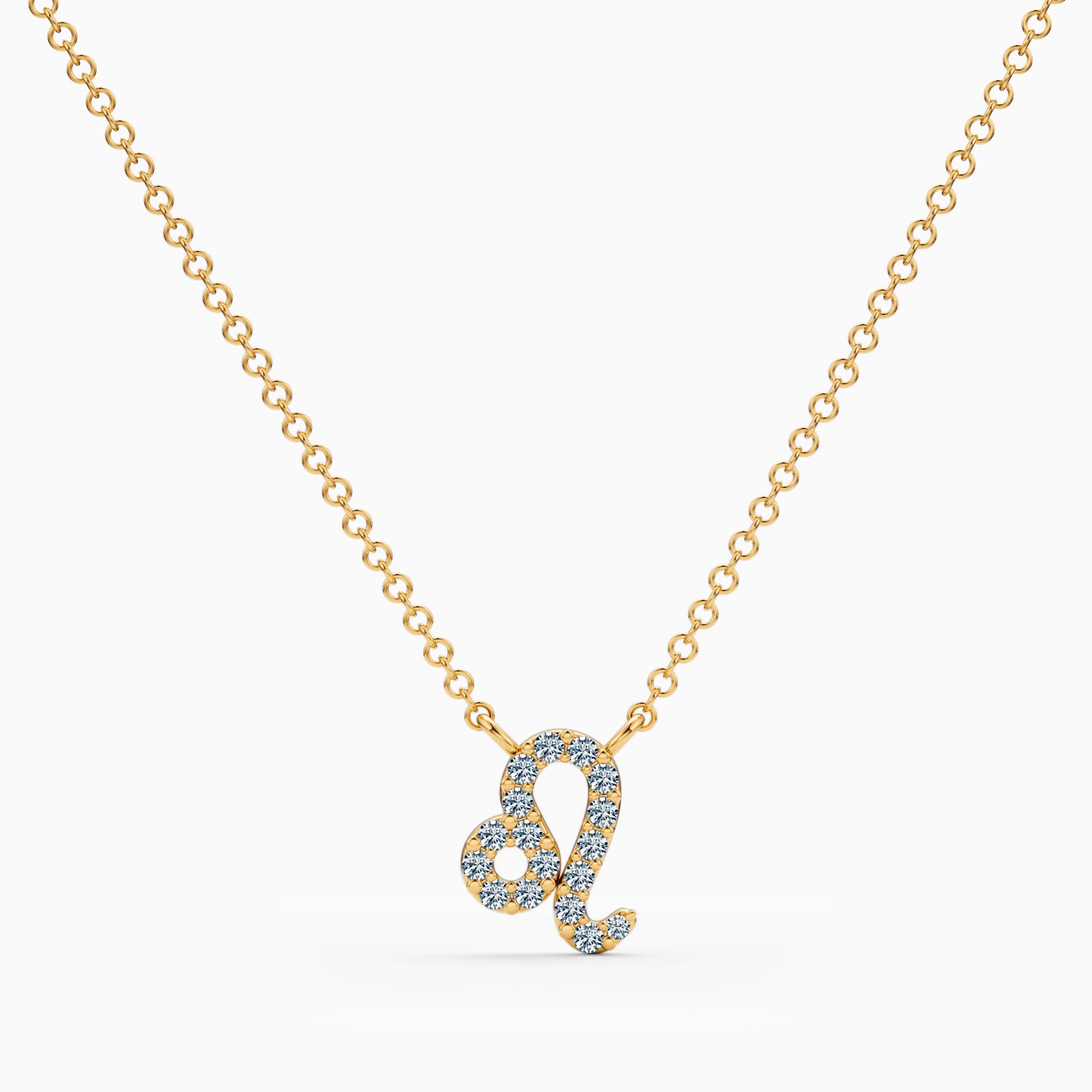 Diamond Leo Necklace